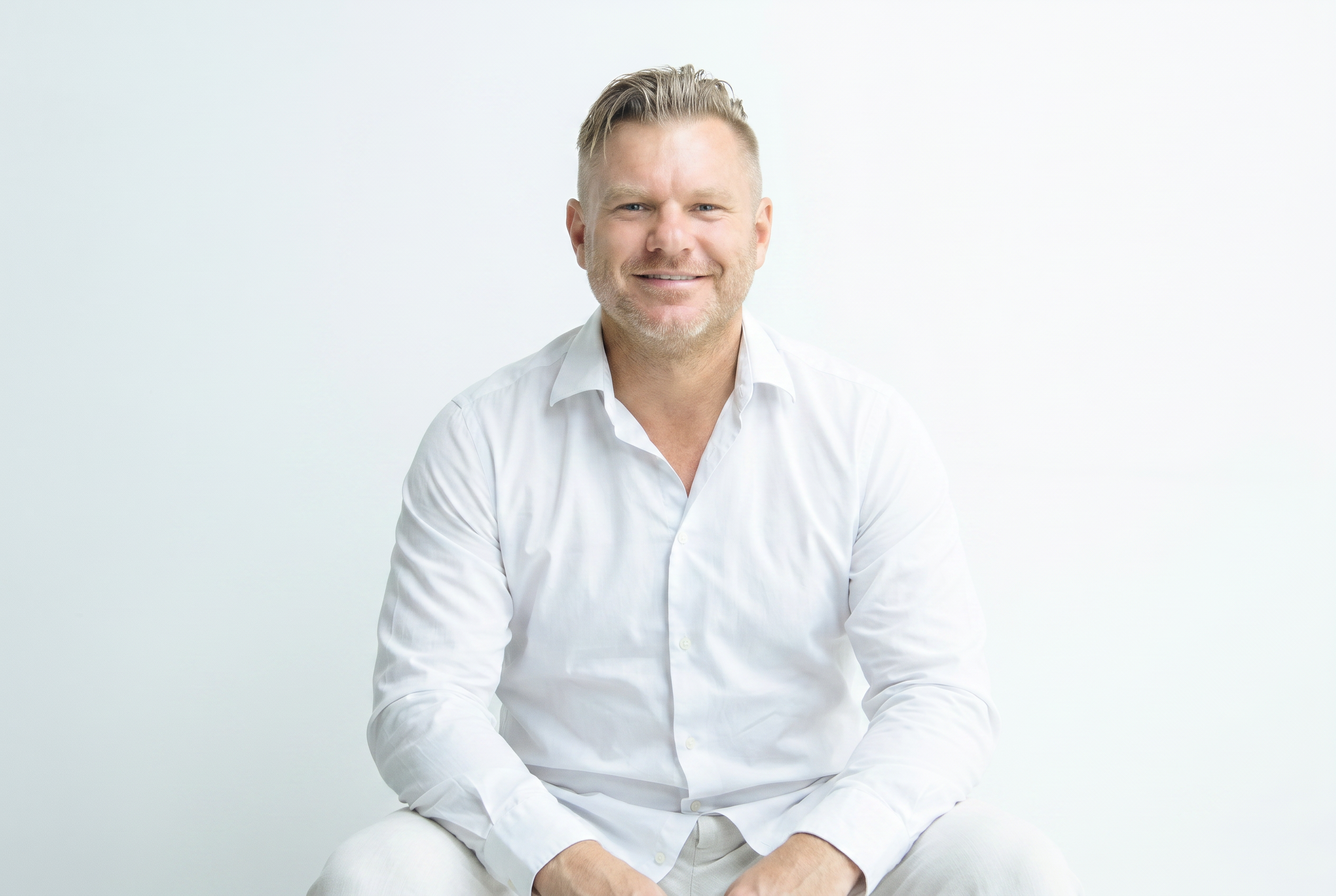 Marcus du Toit — White Shirt Portrait