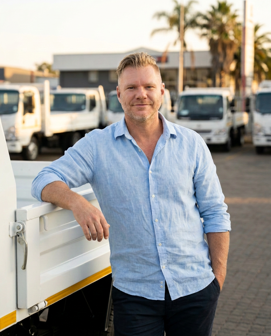 Marcus du Toit — Linen Shirt + Powerstar